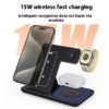 15W 3 In 1 LED Foldable Charging Station