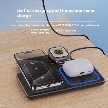 15W 3 In 1 LED Foldable Charging Station
